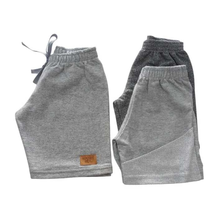 Bermuda Masculina Infantil Moletinho