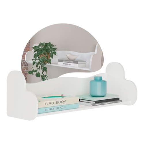 Prateleira Coração Love Quarto Bebe Escritório Delicada