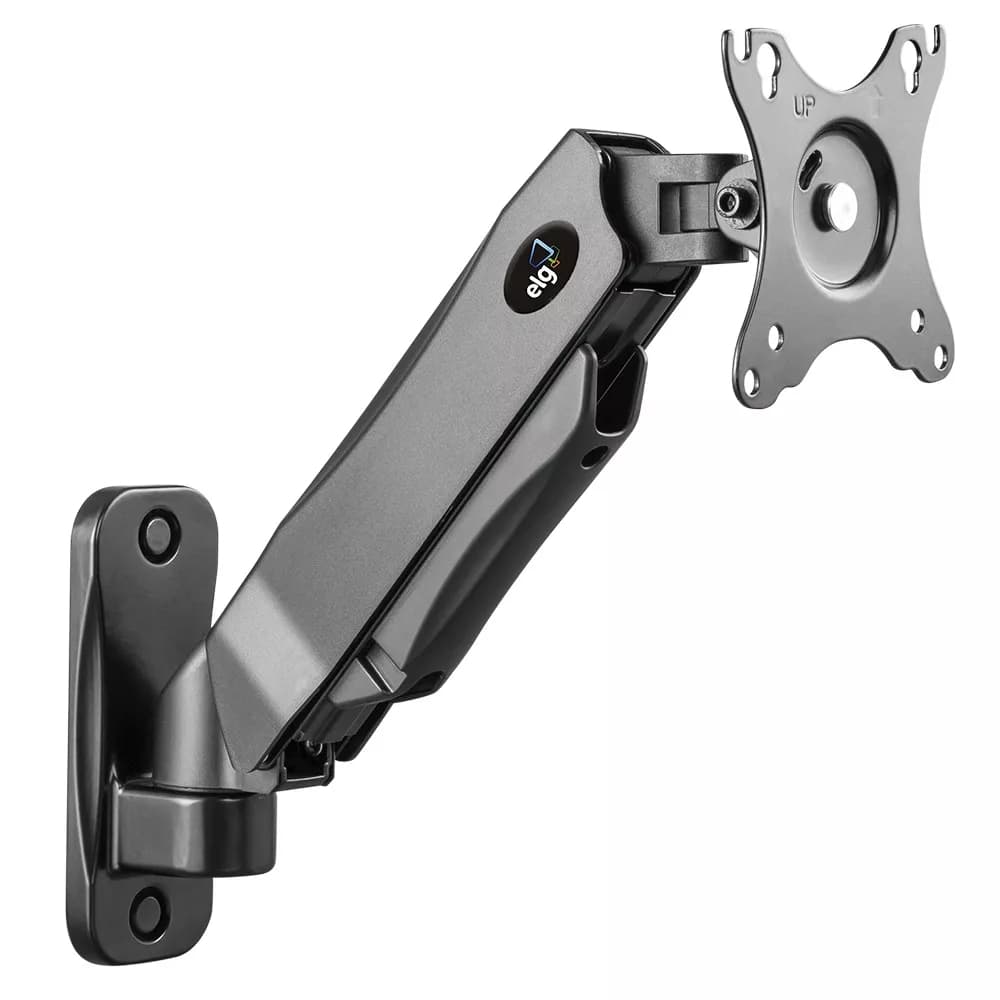 Suporte ELG Ergonômico com NR17 Multiarticulado de Parede com Pistão a gás para Monitores 17a34 pole