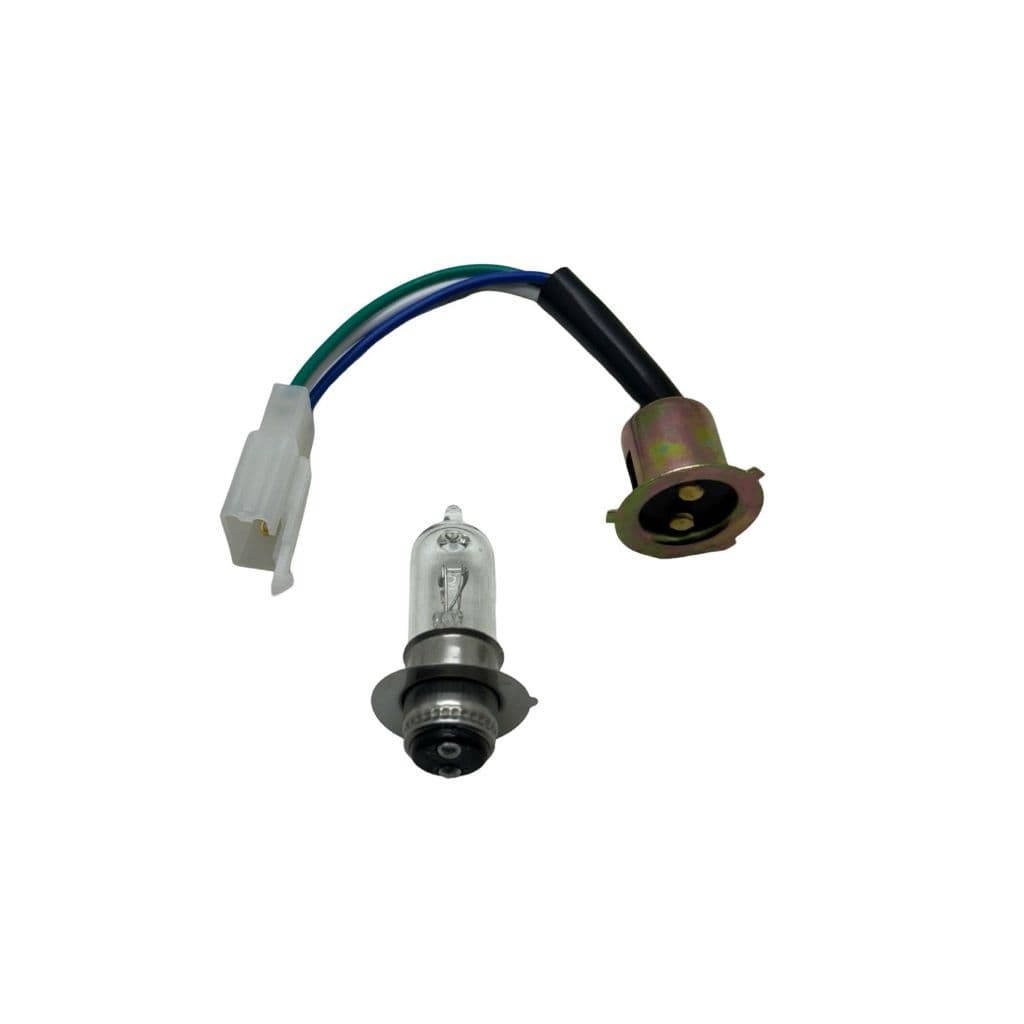 SOQUETE FAROL BIZ 100 98-2005 + LÂMPADA BIODO