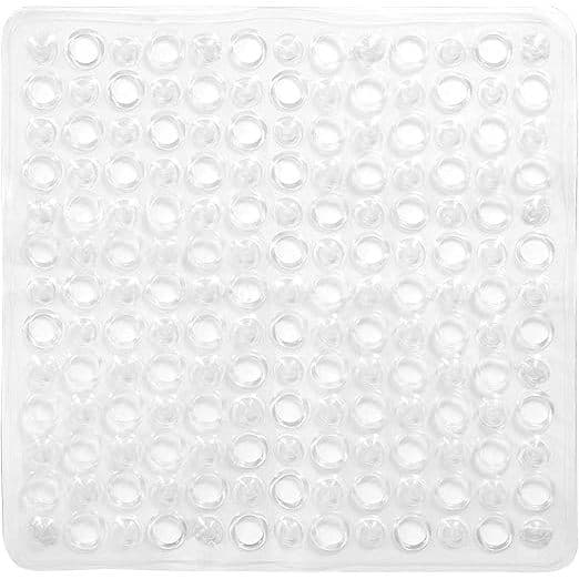 Tapete De Box Banheiro Antiderrapante Quadrado Incolor 50x50