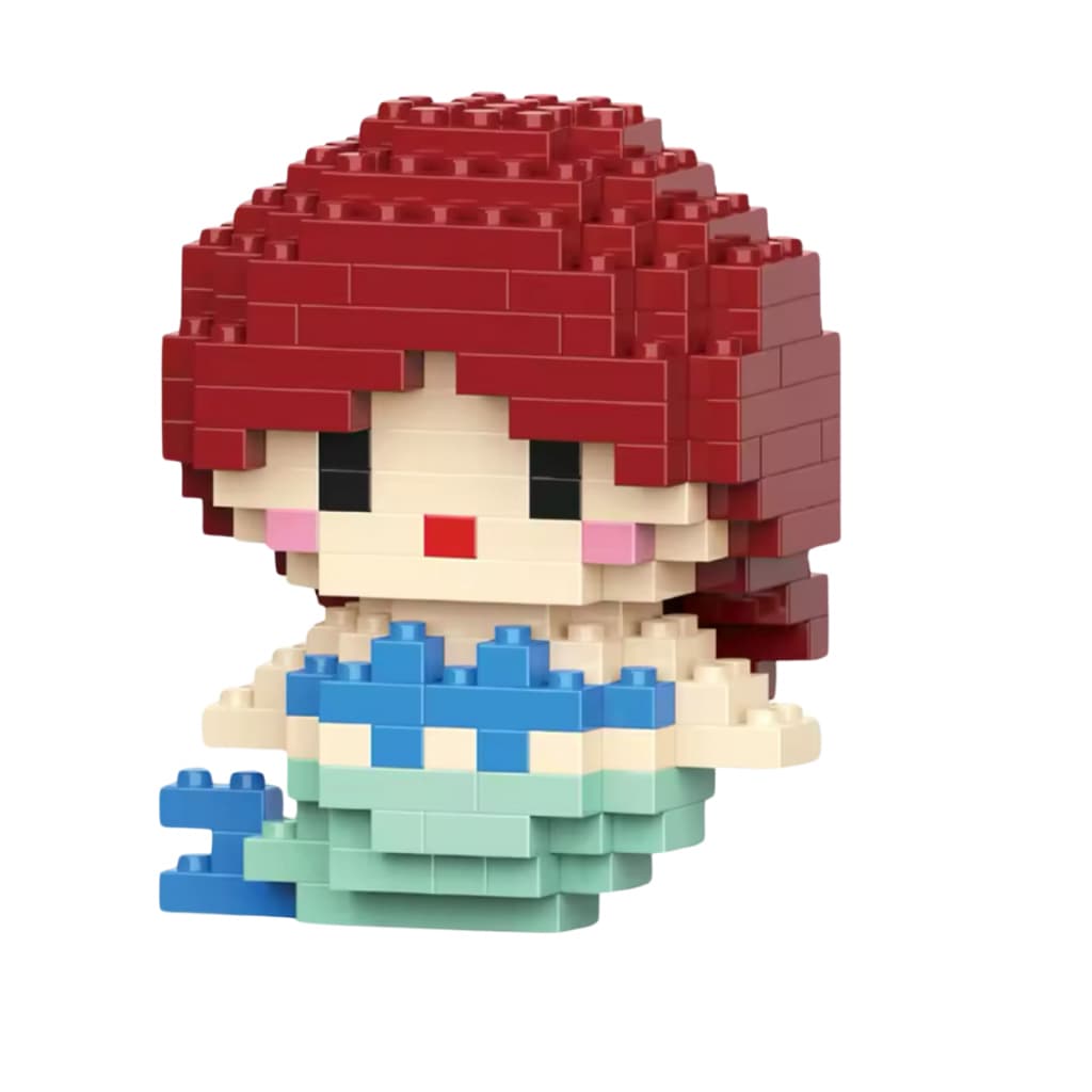 Princesa de mini bloco de montar desenho animado 205 peças