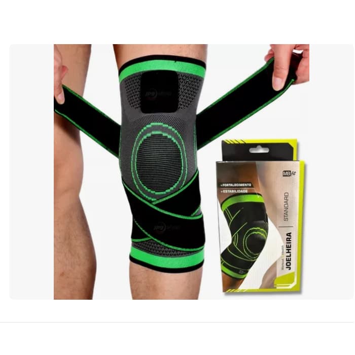 Joelheira de Compressão Para Articulações Artrose Proteção Esportes Ajustável iculadaFitness Art