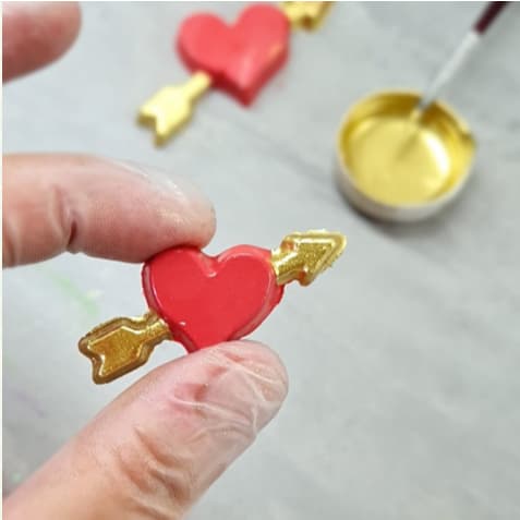 FORMA APLIQUES CORAÇÃO CUPIDO CÓD. 10354 BWB