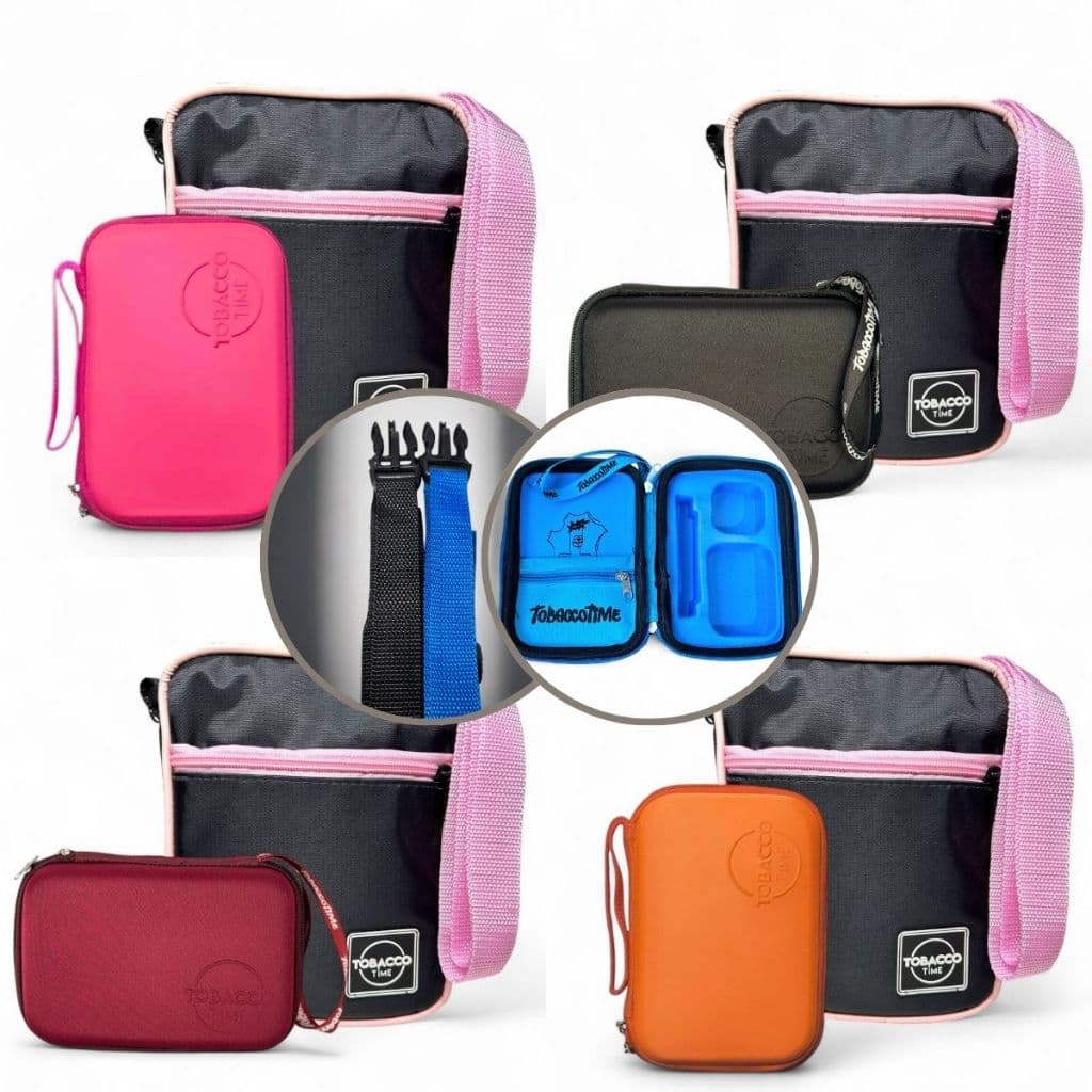 Conjunto Shoulder Bag Transversal Cor Cor Rosa + Case Organizador Diversas Cores