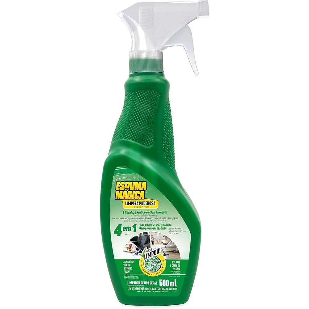 SPRAY ESPUMA MAGICA LIMPEZA PODEROSA 500ML TIRA MANCHA - PROAUTO