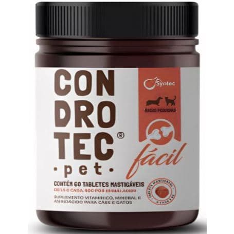 Suplemento Condrotec Pet Fácil Raças Pequenas 60 Tab Syntec