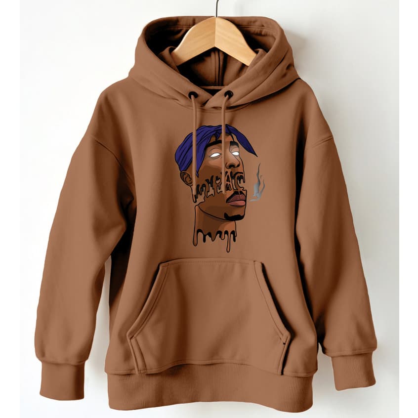 Moletom Estampado Inverno Rapper Hip Hop Streetwear Blusao de Frio Moletom Masculino Feminino