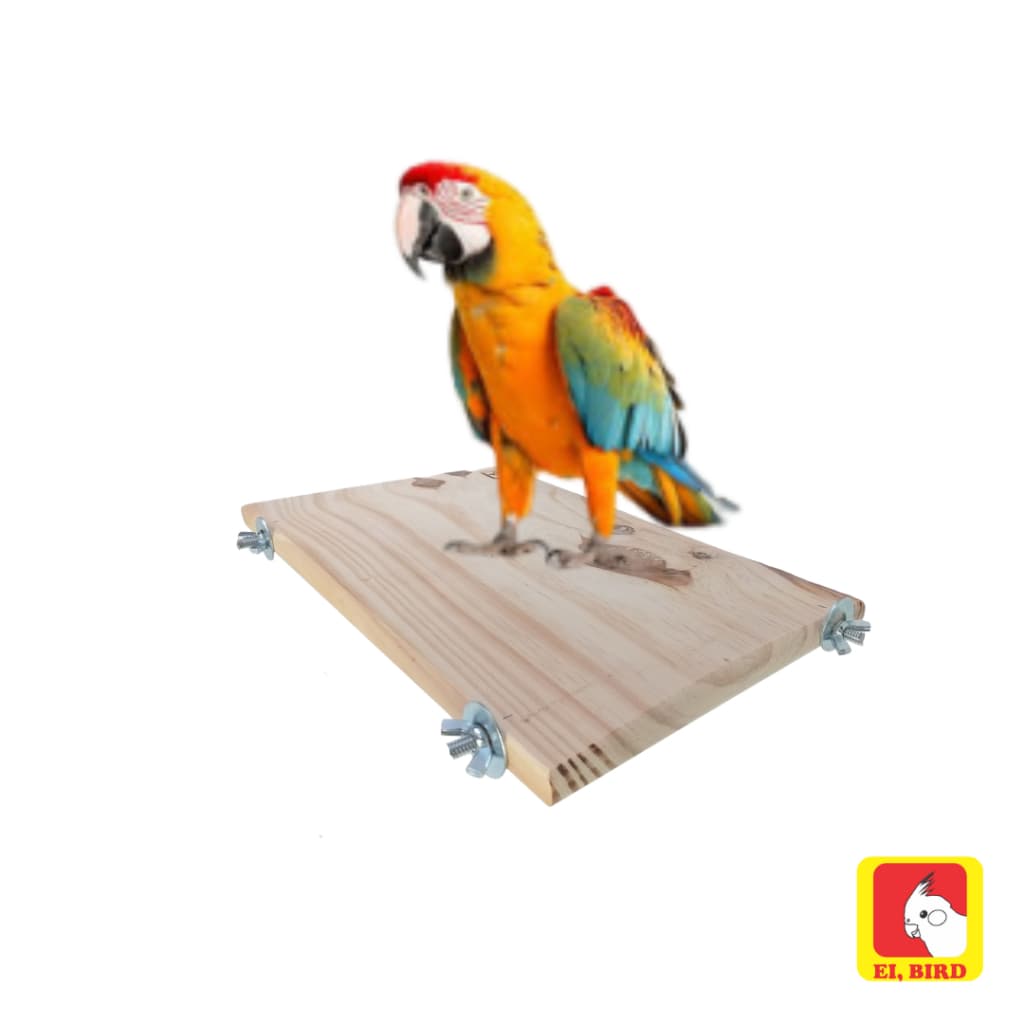 Poleiro Plataforma de Descanso GG 35cm x 19cm Arara, Papagaio, Calopsita, Periquito, Agapornis