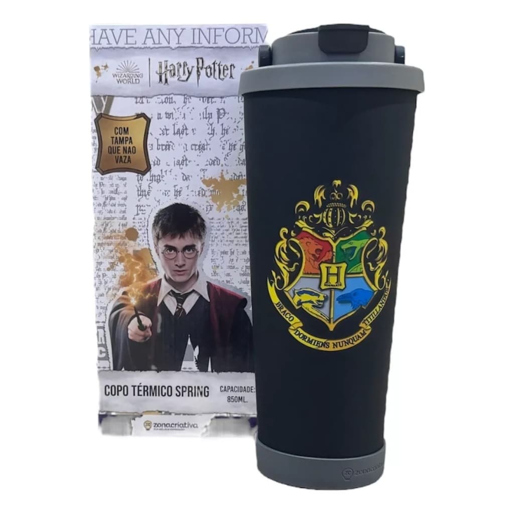 COPO TÉRMICO SPRING HOGWARTS HARRY POTTER 850ML