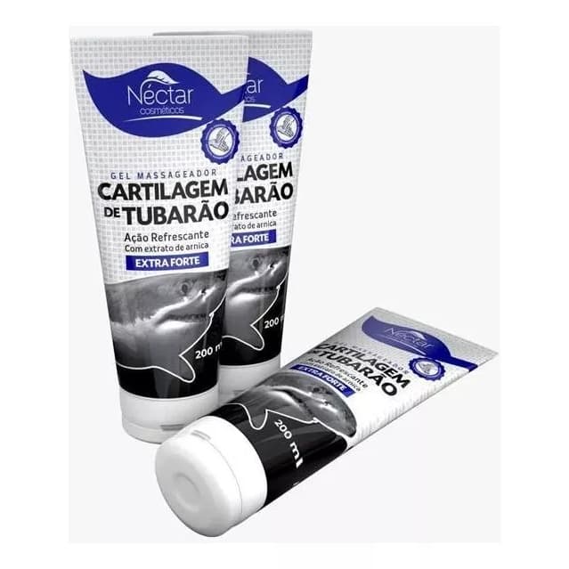 Gel Massageador Cartilagem Tubarao 200ml Nectar