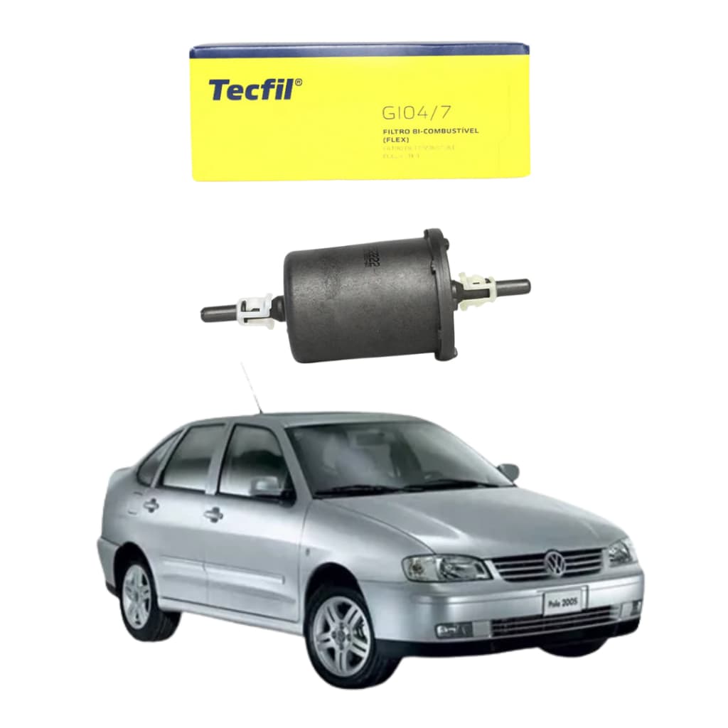 Filtro De Gasolina Volkswagen Polo Classic 1997 a 2002 Flex Original Tecfil Combustivel