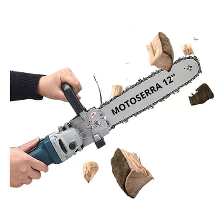 Kit Motosserra Adaptador Para Esmerilhadeira Angular Aço 12 pol para envio imediato
