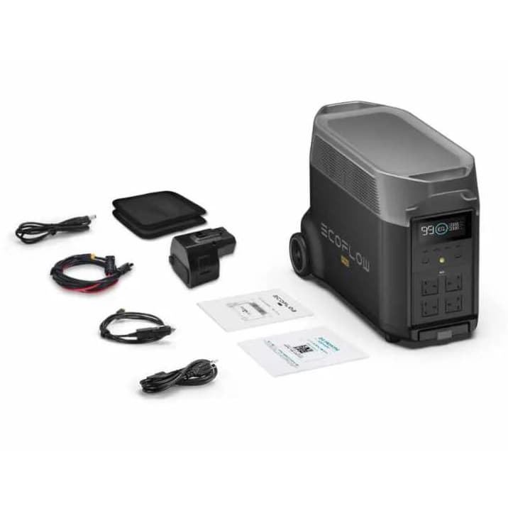 Gerador Portátil Energia Ecoflow Delta Pro 3600W 3600 Wh Wi-Fi Bluetooth Trailer Camping Casa Solar Offgrid