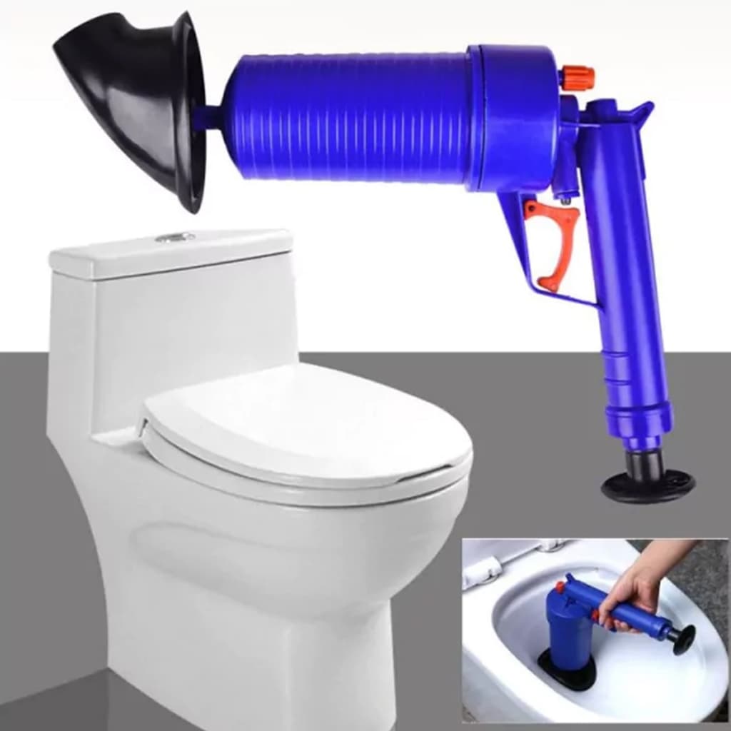 Desentupidor Manual Lorben Pistola Alta Pressão Vaso Sanitário Pia Ralo