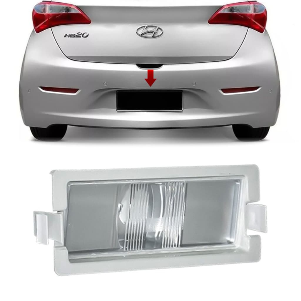 LANTERNA DA PLACA HYUNDAI HB20 2012 A 2015