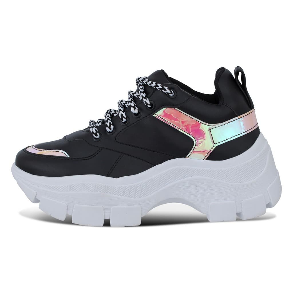 Tenis Plataforma Buffalo Chunky Moda Blogueiras Robusto Alto