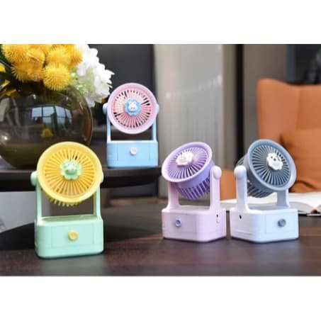 Mini Ventilador Portátil Alta Qualidade Recarregável Silencioso trabalho Estudo Viagem