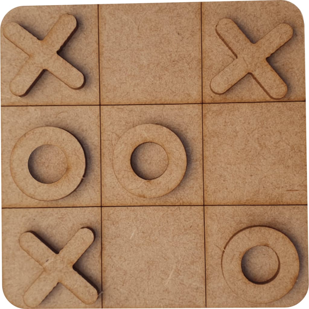 340 Jogos da velha em MDF 10cm tabuleiro brinquedo presente lembrancinha kit