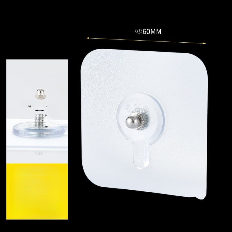 40 Kit 9Mm Gancho De Parede Adesivo Multiuso Para Pendurar Quadros UtensíLios De Cozinha Banheiros Parafuso