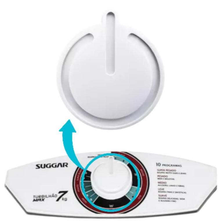 Botão tanquinho time Suggar Lavamax / suggar vivamax 10 kg  - Original