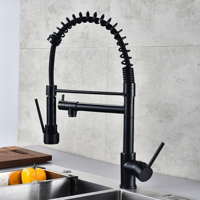 Torneira Cozinha Gourmet Monocomando Com Spray Extensor Água Quente E Fria Luxo