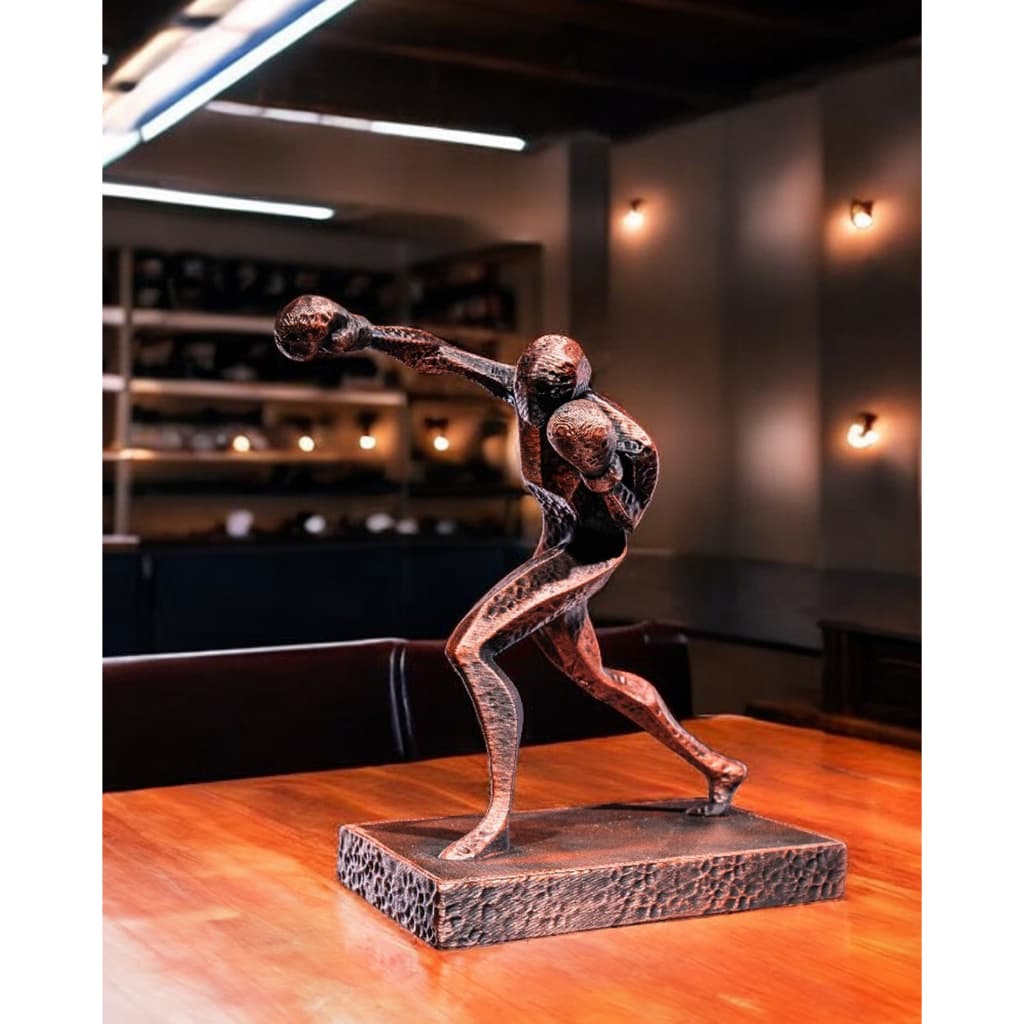 Troféu Boxeador estilo bronze 16cm