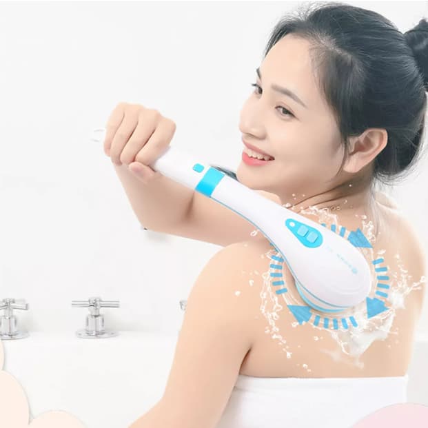 Escova De Banho Elétrica Massageadora Multiuso 5 Em 1 Bommax BM-A515