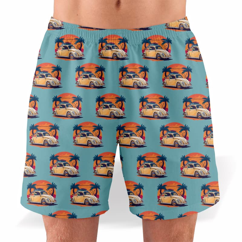 Cueca Samba Canção Estampa Fusca Vintage Bettle Raridade