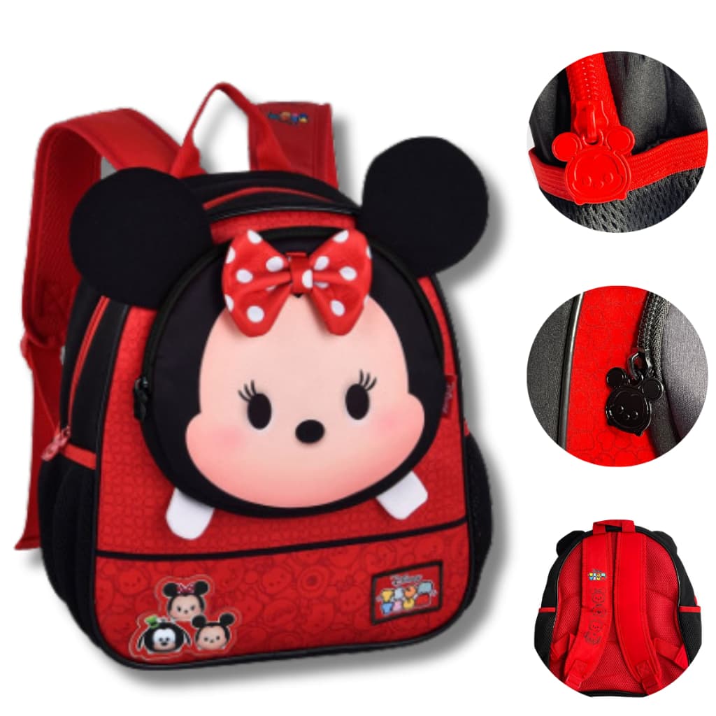 Mochila De Costas Escolar Infantil  Minnie