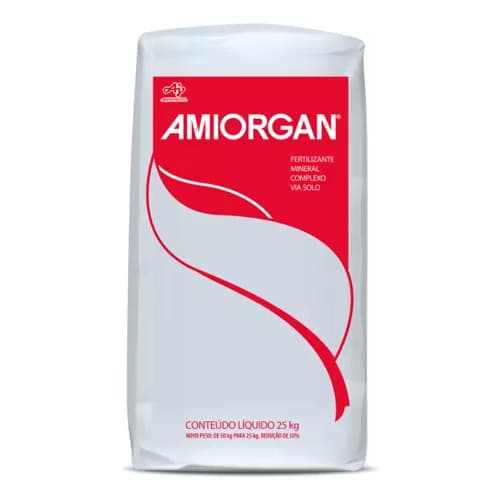 Amiorgan Fértilizante Solo Nitrogênio Enxofre Potássio 25 Kg