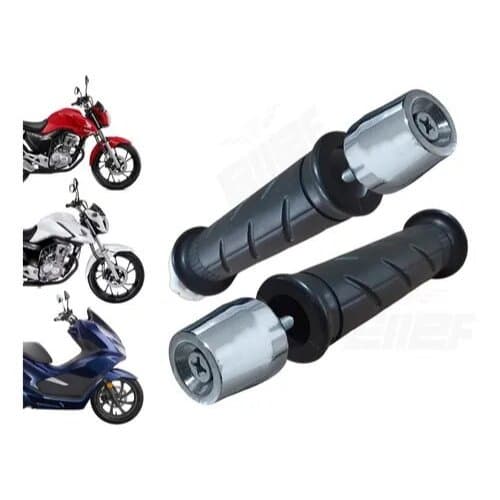 Peso Pezinho De Guidao Pcx / Titan 160 Cromado + Manopla