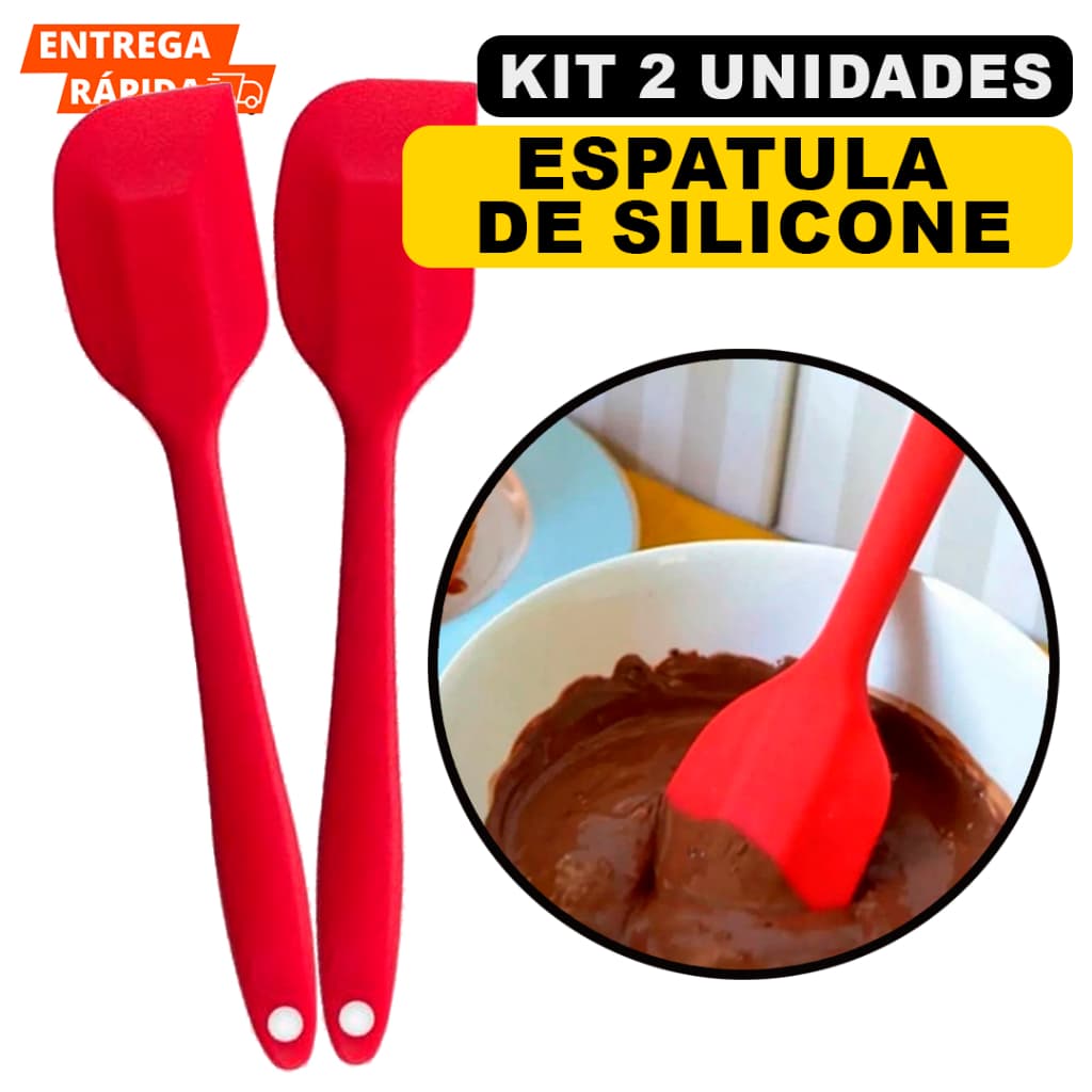 Espátula De Silicone Utensílio Espatulas Pão Duro Maçico Colher Para Casa Cozinha Doceria