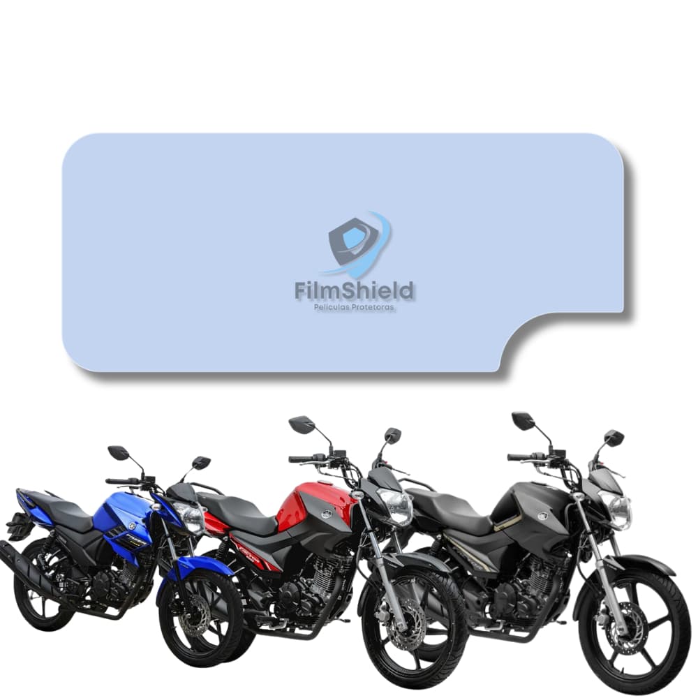 Película protetora painel tela YBR150 YBR125 YBR125I Factor proteção antirrisco 2016 até 2024
