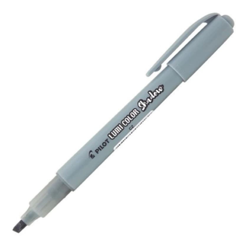 Pilot Pincel Marca Texto Shadow Lumi Color Cinza