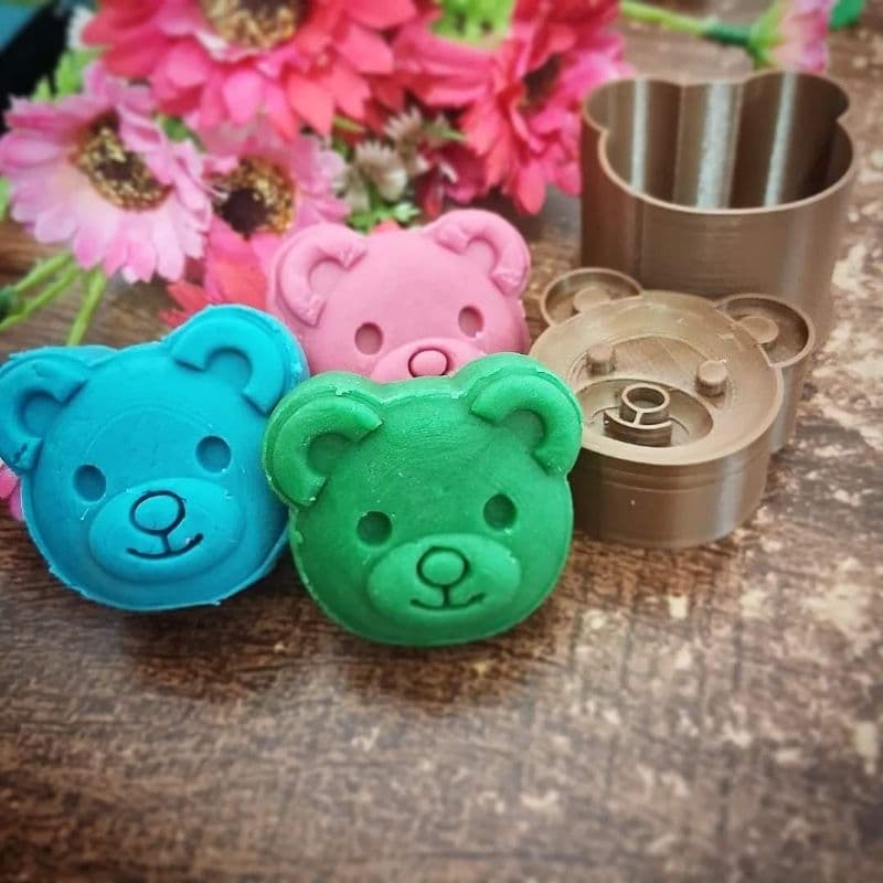 Ejetor Modelador ursinho para brigadeiros e docinhos Ejetor urso
