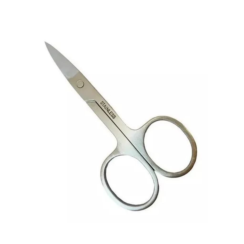 Cortador De Unhas Ponta Reta Tesourinha De Aço Inoxidável Tesoura  Cortar Unha Sobrancelha Cílios Cortador 8.8