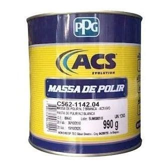 MASSA DE POLIR N.02 SOLVENTE 990G CORAL PPG ACS - AUTOCOLOR