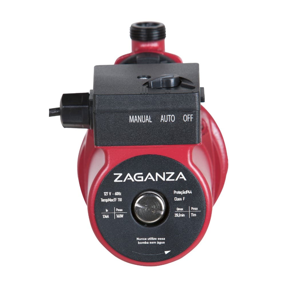 Bomba Pressurizadora De Agua 160w 2100l/h 11mca 127v Zaganza