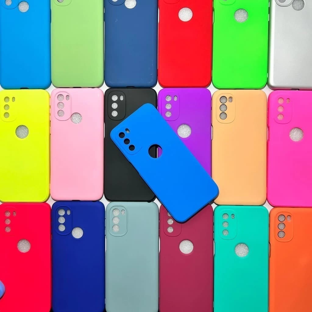 Capa Case Silicone Colorida/Transparente/Carteira para Moto G31