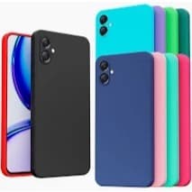 Capa Case Silicone Colorida, Transparente e Carteira Samsung A06