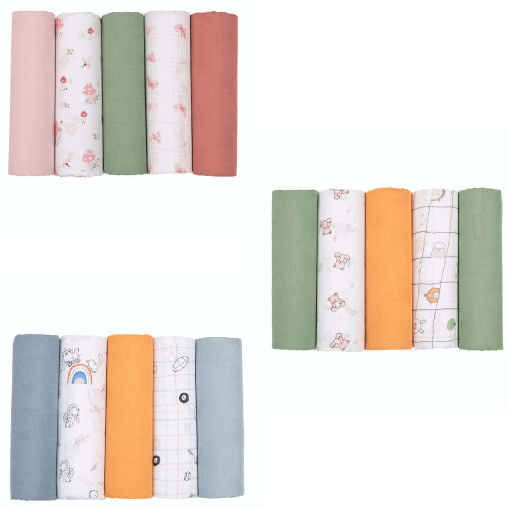 Fralda de Ombro SOFT PREMIUM Papi Baby C/ Bainha 78cm X 78cm 05 Un.