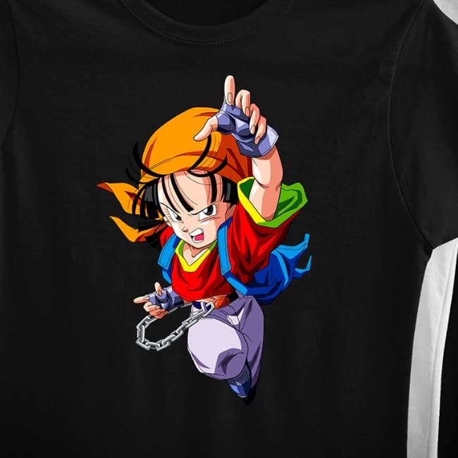 Camiseta Pan Dragon Ball Anime Algodão Unissex