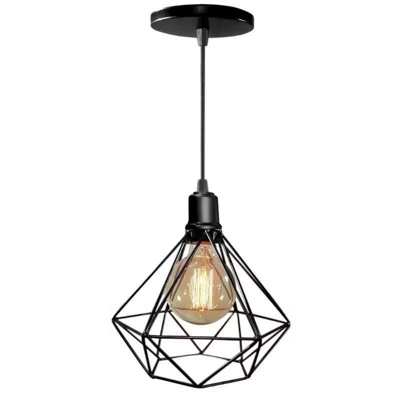 Pendente Diamante Preto Cabo 1M