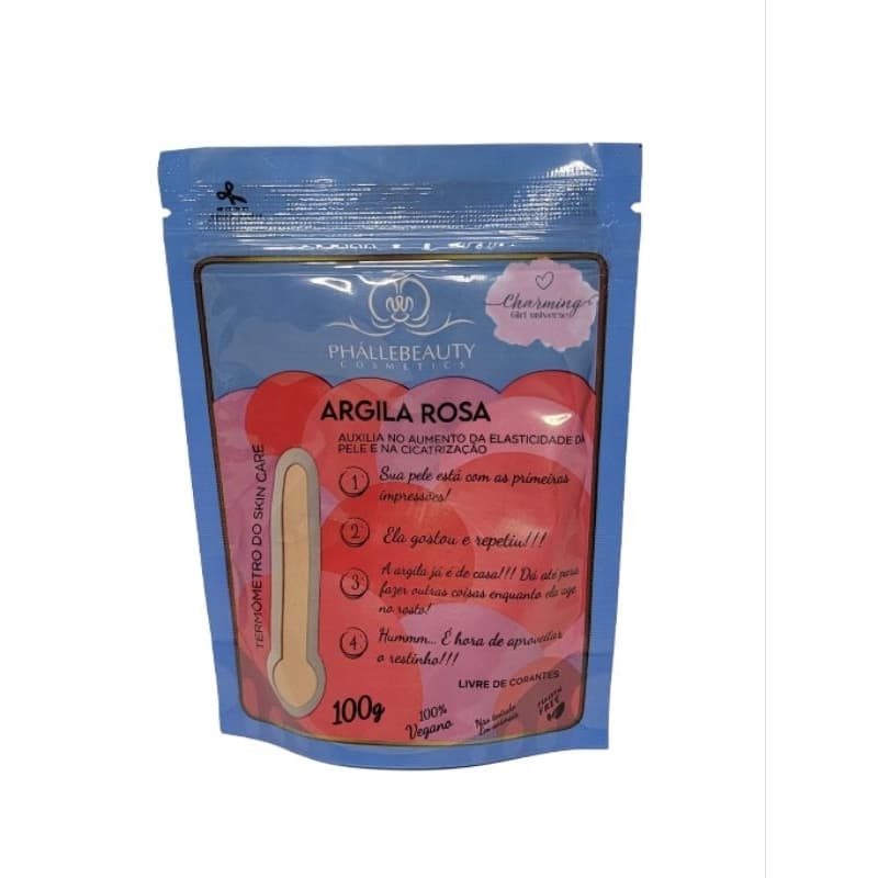 Argila rosa hidratante PhalleBeauty 100g.