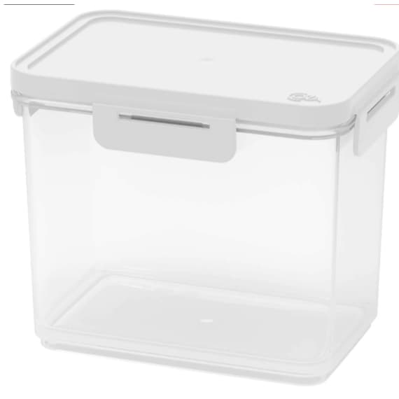 Pote Hermético 600ML - Cor Branco - Linha Hug - Coza