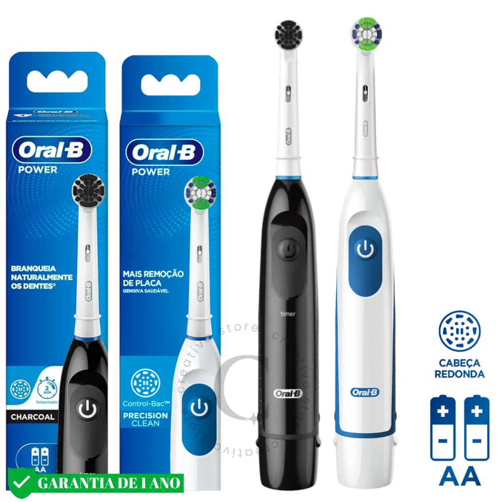 Escova Dental Elétrica Oral-B Power Pro-Saúde COM PILHAS - Original