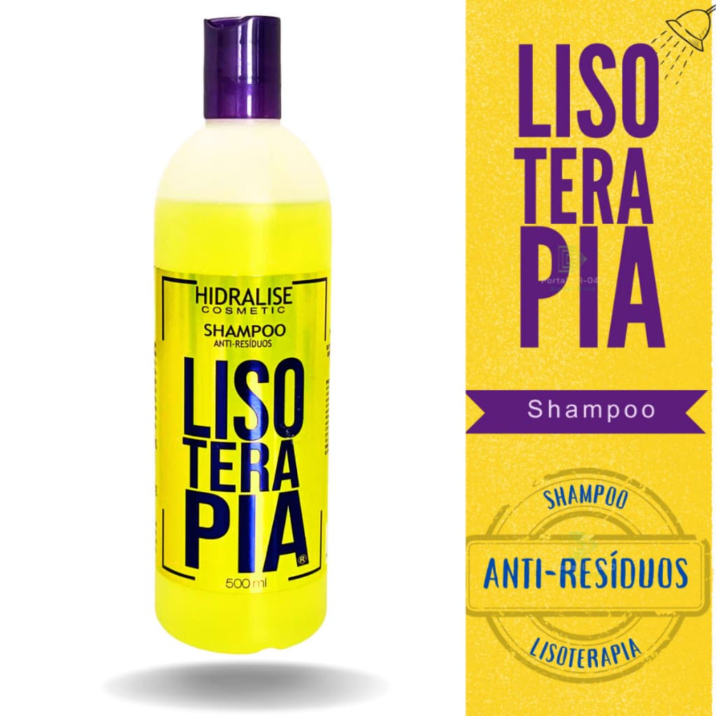 Shampoo Anti resíduos Lisoterapia Hidralize 500ml - Limpeza Profunda dos Fios