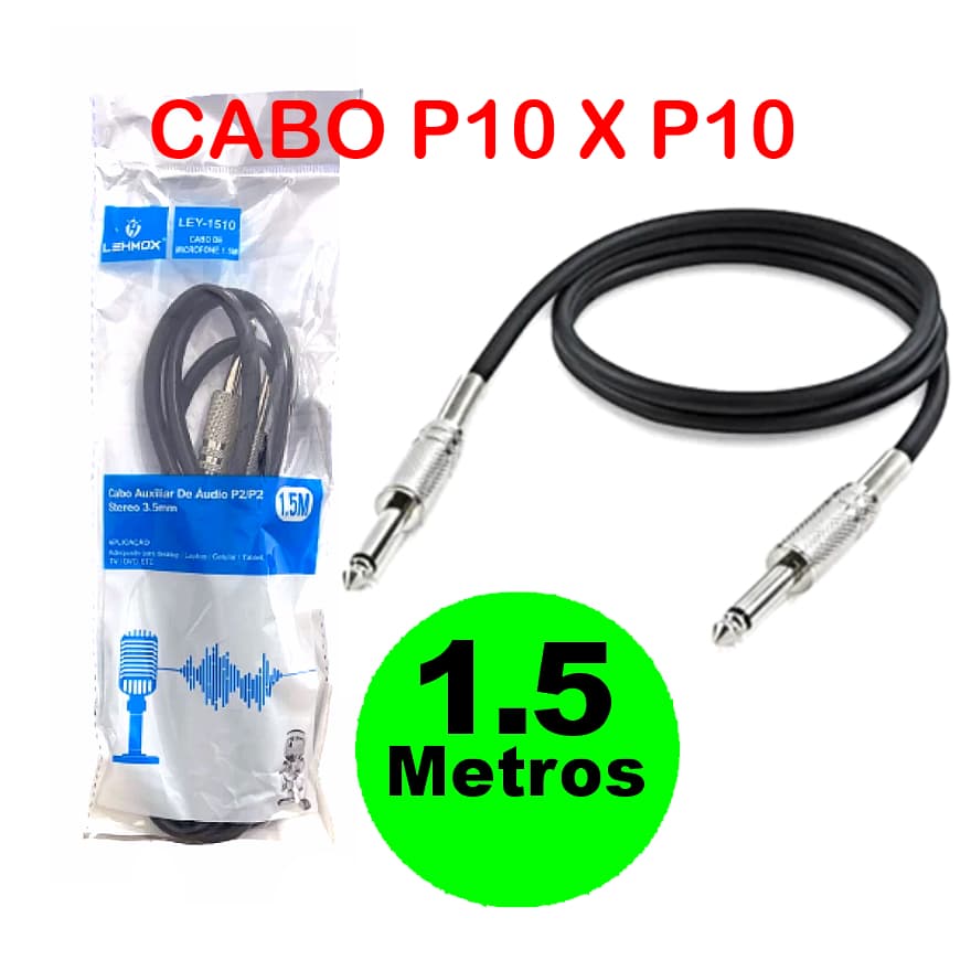 CABO P10 (M) X P10 (M) - LEY-1510 - 1.5 METROS