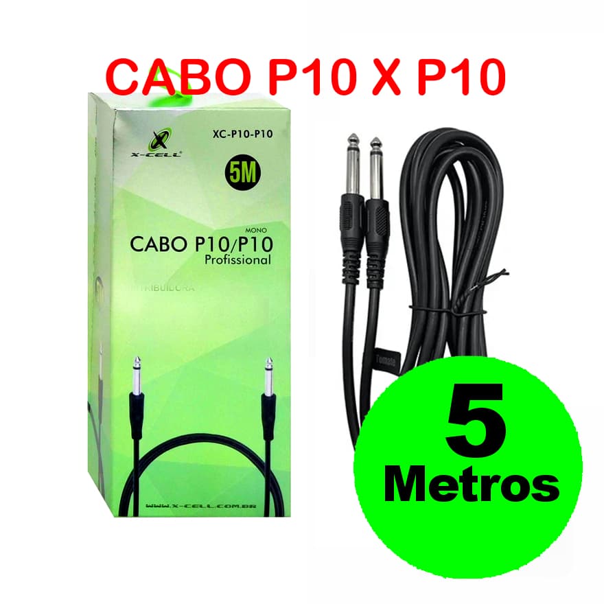 CABO P10 (M) X P10 (M) - X-CELL - 5 METROS